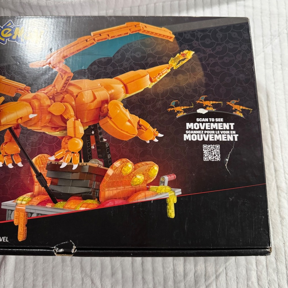 Mega Pokemon Motion Charizard Building Set 1664 Pcs HMW05 Mechanized Model - Picture 3 of 8